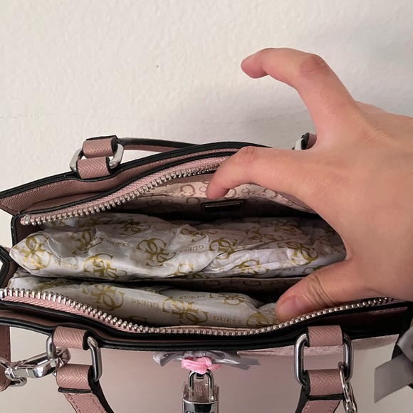 Guess Coquette Monogram Mini Crossbody Bag - Picture 5 of 6